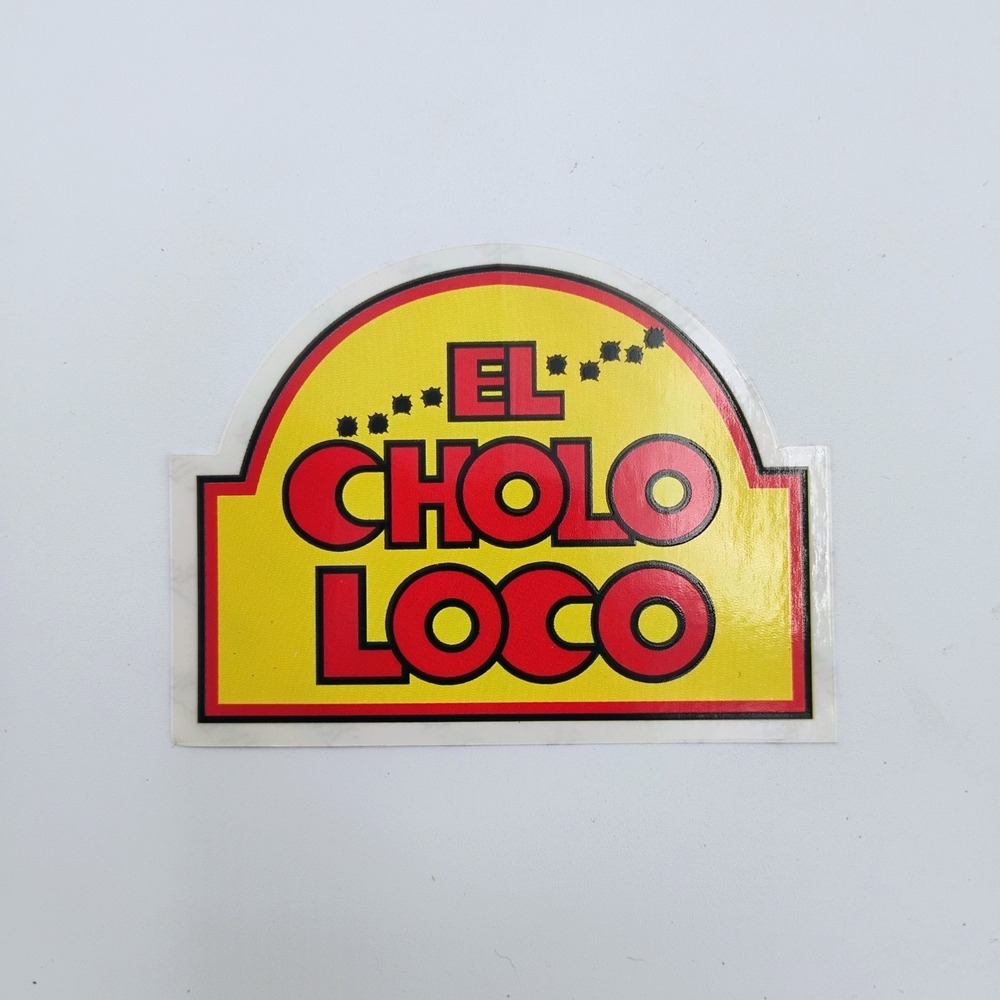 THC Clothing Vintage 1990s Parody Sticker Cholo Loco Retro Skateboarding Decals